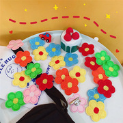 校园礼物少女心多色糖果发夹太阳花雏菊花朵发夹包包挂件胸针花朵