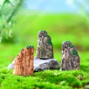 微景观树脂造景假山 盆栽植物生态瓶卡通假石头 创意手工装饰道具