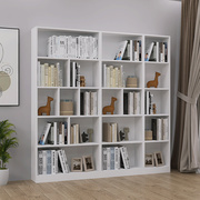 简约书柜组合多功能，置物书架落地多层客厅靠墙储物柜书本收纳架子