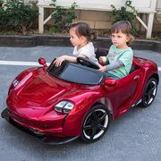双人双座儿童电动车，四轮汽车遥控网红车玩具车可坐人宝宝小孩超大
