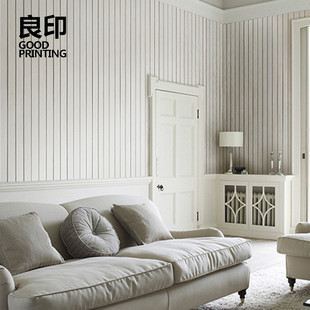 良印白色木纹现代简约北欧壁纸电视背景墙卧室客厅无纺布墙纸壁画