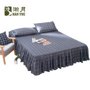 床裙式单件床罩1.8米床套芦荟棉双人，床单席梦思床垫保护套