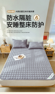定制防水隔尿夹棉床垫软垫家用床，褥垫防滑垫被单人席梦思床护垫防
