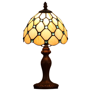 宜轩欧式现代简约灯具新婚卧室床头灯调光节能创意复古小台灯