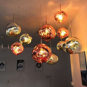 北欧熔岩灯创意个性，餐厅吧台酒吧服装店橱窗装饰卧室，床头玻璃吊灯