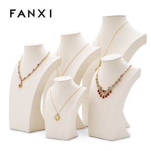 凡西fanxi项链展示架人像，模特脖子首饰颈膜饰品，架子珠宝展示道具