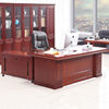 斯格鑫办公家具油漆大班台，老板桌总裁桌，老板桌椅组合贴实木皮经理