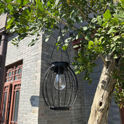 太阳能户外灯家用庭院灯铁艺复古吊灯阳台花园景观，装饰防水挂树灯