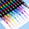 GN8101直液式丙烯马克笔3代出墨量大色彩均匀可叠色无气味涂鸦笔