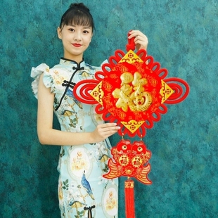 中国结福字挂件大号客厅新年商场布置春节装饰用品小号特色