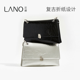 兰诺lano链条信封包单肩包大容量，通勤百搭休闲简约时尚斜挎包女包