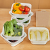 厨房沥水篮塑料洗菜盆家用镂空水果蔬菜收纳筐创意双层滤水菜篮子