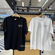 VANS范斯 男子24艺术联盟系列宽松版短袖T恤 VN000HA9WHT BLK