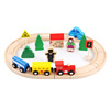 托马斯电动轨道火车磁性，小火车头木制轨道交通玩具儿童益智玩具