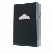 磁扣硬装烟盒 便携铝合金防压烟盒 个性金属烟盒 20支装烟盒