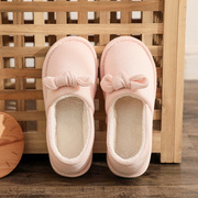 秋冬季加绒月子鞋产妇产后用品软底全包跟防滑厚底孕妇居家棉拖鞋