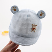 新生婴儿帽子夏季薄款婴幼儿鸭舌帽可爱纯棉夏天男女，宝宝小童棒球