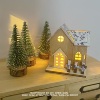 雪中小屋发光小木屋小房子，拍照道具桌面创意，摆件圣诞节装饰礼物