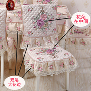餐椅套椅垫套装北欧式桌布现代坐垫简约家用2023餐桌椅子套罩