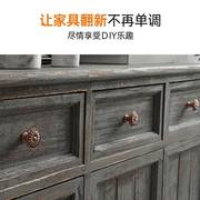 哑光复古漆仿古做旧木漆柜子桌子家具木器漆面翻新改色木头漆自刷