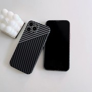 碳纤维纹理壳iphone14手机壳防摔苹果14promax硬壳，磨砂12promax保护套全包xr暗紫色14pro轻奢13pro高级感