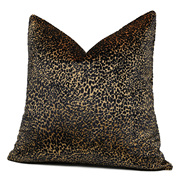 现代美式欧式豹纹布料抱枕板房床头靠包靠垫办公大厅沙发轻奢方枕