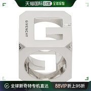 香港直邮潮奢 Givenchy 纪梵希 男士 银色 G Cube 戒指 BN3090F00