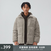 chinism高光系列ch麂皮绒，美式棉服男潮牌，冬季加厚保暖棉衣外套