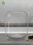 微景观玻璃瓶生态瓶鱼缸花瓶玻璃透明水养插花雨林水陆苔藓缸