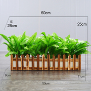 仿真绿植物插花束栅栏花艺套假花草塑料装饰品客厅家居软装摆设件