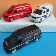 电动发光公安特警玩具车仿真音效模型惯性行驶巴士城市执行消防车
