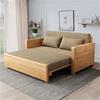 实木沙发床多功能可折叠伸缩两用小户现代型，三折床简约一体两用
