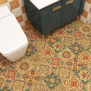 卫生间瓷砖防水贴纸浴室防滑地砖，自粘地面翻新地板，贴厨房防油墙贴