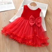 女童套装2021秋装女孩，纯棉洋气网红套裙，韩版连衣裙时髦品
