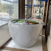 陶瓷鱼缸大号特大养鱼盆客厅家用睡莲盆缸阳台荷花缸水缸大型花盆