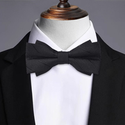 男士领结伴郎新郎黑色，领结正装西装衬衫，结婚婚礼高级感韩版蝴蝶结