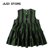 juzistore童装，粗针西瓜造型蓬蓬，连衣裙女童1016502