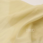 浅黄色夏季透气莱赛尔天丝棉布料透气衬衫连衣裙汉服窗纱面料纯色