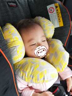 宝宝推车头枕护颈婴儿童u型，枕汽车安全座椅，睡觉旅行枕头靠枕靠垫
