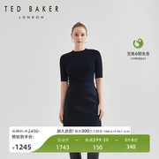 TED BAKER秋冬针织拼接花呢时尚气质女连衣裙267056