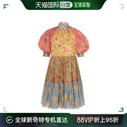 香港直邮zimmermann短袖，拼接连衣裙8291drs243