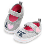 春夏季0-1岁婴儿护脚鞋子软底，防滑棉布男女，步前鞋宝宝不掉鞋学步2