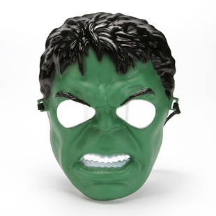 复仇者联盟影视道具 绿巨人钢铁侠蜘蛛侠蝙蝠侠美国队长儿童面具