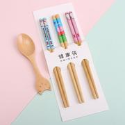 高档竹筷子家用一人一筷儿童筷子家庭分餐专人专用实木质木筷