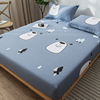 纯棉床笠单件床套床罩1.8m1.5米1.2全棉席梦思床垫保护套全包床单