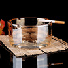 烟灰缸创意个性潮流水晶玻璃欧式大号家用客厅办公室KTV烟缸摆件