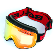 女双层柱面磁铁滑雪眼镜，滑雪护目镜可卡近视防雾男