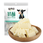 情河牧场干吃奶酪内蒙古特产即食，奶酥酸奶味300g独立袋装含乳奶制