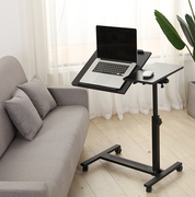 家用懒人电脑桌笔记本床边桌可移动升降书桌办公旋转沙发边桌床上
