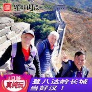 北京旅游1日跟团游八达岭长城+颐和园定陵清华鸟巢水立方可上门接